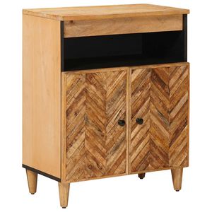 vidaXL Oppbevaringsskap Brun 60 x 33,5 x 75 cm Massiv mango tre