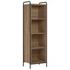 vidaXL Bokskap 55,5 x 33 x 174 cm Konstruert tre Artisan eik