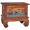 vidaXL Nattskap 45x35x40 cm gjenvunnet teak