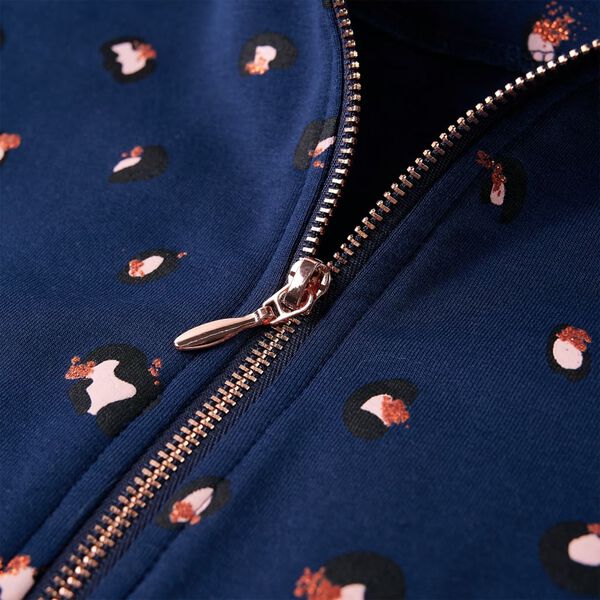 Hettegenser for barn marinebl&aring; 116