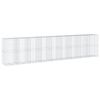 vidaXL Gabionkurv med deksel 900x100x200 cm galvanisert jern