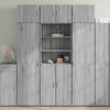 vidaXL Highboard gr&aring; sonoma 70x42,5x185 cm konstruert tre