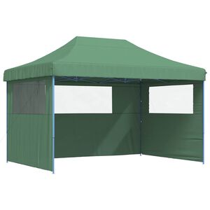 vidaXL Partytelt gr&oslash;nn 279 x 410 x 315 cm Oxford Stoff