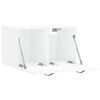 vidaXL Veggskap hvit 60x36,5x35 cm konstruert tre