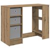 vidaXL Skrivebord Artisan Eik Konstruert tre 100 x 40 x 75 cm