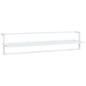 vidaXL H&aring;ndklestativ hvit 95x25x22 cm jern