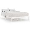 vidaXL Sengeramme hvit heltre furu 140x190 cm