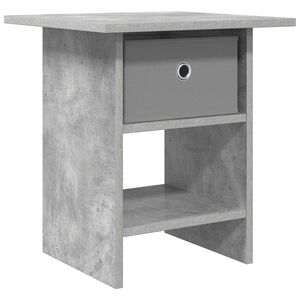 vidaXL Nattbord Betonggr&aring; 41 x 40 x 45 cm Konstruert tre