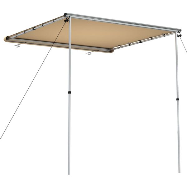 vidaXL Bobil & campingmarkise 2,4x2x2,15 m beige