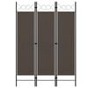 vidaXL Romdeler 3 paneler antrasitt 120x180 cm