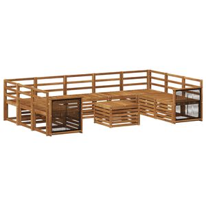 vidaXL Sofasett Solid akasietre