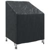 vidaXL Hage Stoltrekk Svart 75 x 78 x 65 / 100 cm 600D Oxford stoff