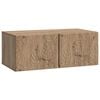 vidaXL Vegghengt TV skap 98 x 31 cm Artisan eik Konstruert tre