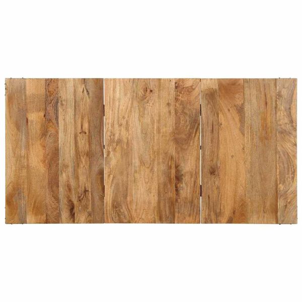 vidaXL Spisebord 160x80x75 cm heltre mango