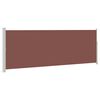 vidaXL Uttrekkbar sidemarkise 160 x 500 cm brun