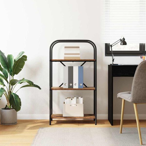 vidaXL Bokhylle Gammelt tre 60 x 30 x 109 cm Konstruert tre