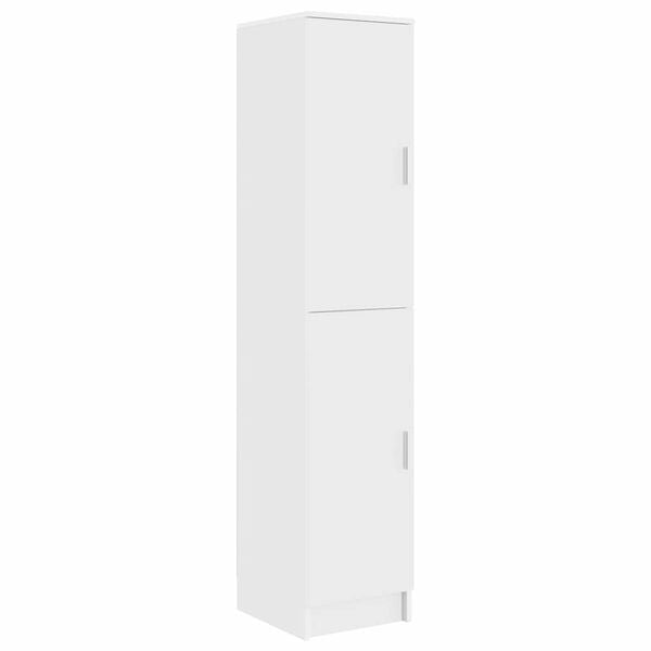 vidaXL Høyskap Hvit 35 x 39 x 168 cm Konstruert tre