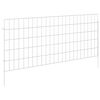 vidaXL Hagefence med spyd 48 stk. 115 x 50 cm Galvanisert st&aring;l S&oslash;lv