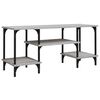 vidaXL TV-benk gr&aring; sonoma 102x35x45,5 cm konstruert tre