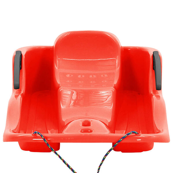 vidaXL Akebrett med bremser r&oslash;d 87x40x18 cm polypropylen