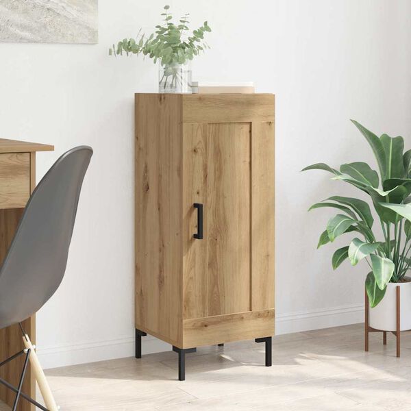 vidaXL Serviesskap Olden Artisan Eik 34,5 x 34 x 90 cm