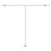 vidaXL Frittstående manuell uttrekkbar markise 350x250 cm antrasitt