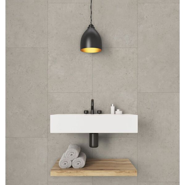 Grosfillex Veggbelegg flis Gx Wall+ 11 stk betong 30x60 cm beige