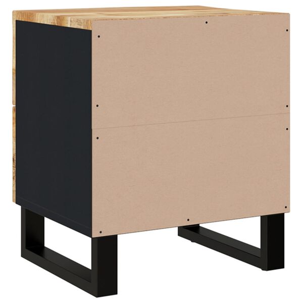 vidaXL Nattbord 2 stk 40x33x46 cm heltre mango