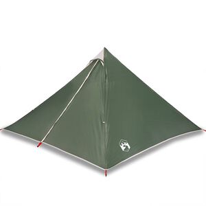 vidaXL Familietelt tipi 7 personer gr&oslash;nn vanntett