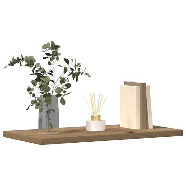 vidaXL Vegghyller 4 stk artisan eik 40x20x1,5 cm konstruert tre