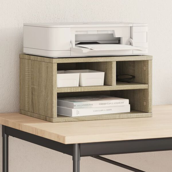 vidaXL Skriverbord sonoma eik 40x32x22,5 cm konstruert tre