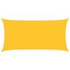 vidaXL Solseil 160 g/m² gul 2x4 m HDPE