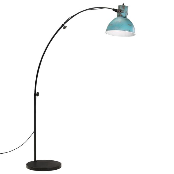 vidaXL Gulvlampe 25 W denimbl&aring; 150 cm E27