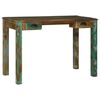 vidaXL Skrivebord med skuff Brun 112 x 55 x 76 cm Massiv Reclaim Tre