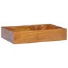vidaXL Vask heltre teak 50x35x10 cm
