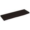 vidaXL Vegghylle m&oslash;rkebrun 60x20x2 cm behandlet heltre eik