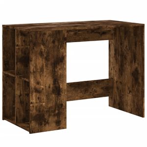 vidaXL Skrivebord r&oslash;kt eik 102x50x75 cm konstruert tre
