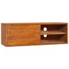vidaXL Veggmontert TV-benk 180x30x30 cm heltre teak