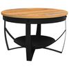 vidaXL Salongbord &Oslash;68x43 cm heltre akasie