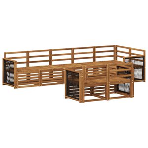 vidaXL Sofasett Solid akasietre