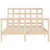 vidaXL Sengeramme uten madrass 140x200 cm heltre furu