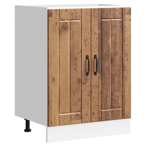 vidaXL Vask underskap Lucca gammelt tre konstruert tre