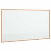 vidaXL Magnetisk whiteboardtavle med ramme i heltre furu 100x55 cm