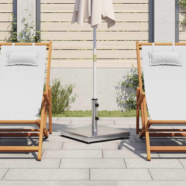 vidaXL Parasollfot for &Oslash;32/38/48 mm stenger 28 kg firkantet