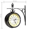 vidaXL Veggklokke tosidig 20 cm