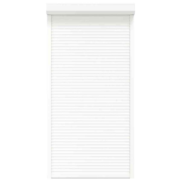 vidaXL Rulleskodde aluminium 110x220 cm hvit