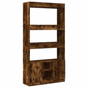 vidaXL Highboard r&oslash;kt eik 92x33x180 cm konstruert tre