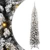 vidaXL Kunstig juletre med 300 LED gr&oslash;nn 210 cm PVC og st&aring;l og plast