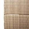vidaXL Romdeler Beige 147 x 180 cm polyrotting