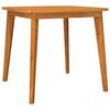 vidaXL Hagebord 85x85x75 cm heltre akasie